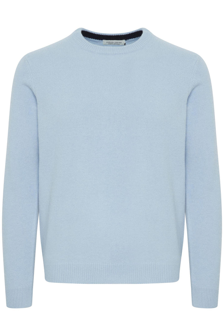 KARL crew neck bounty knit  Placid Blue