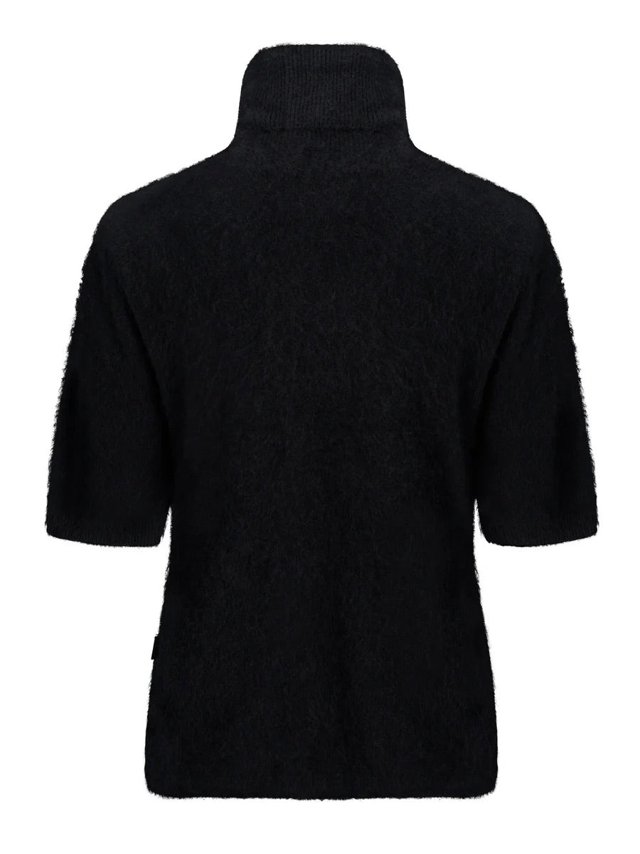 Sunniva Brushed Tee  Black