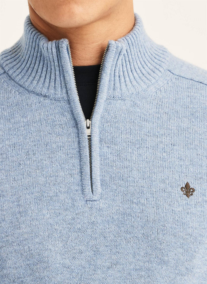 Hertford Half Zip  Blue