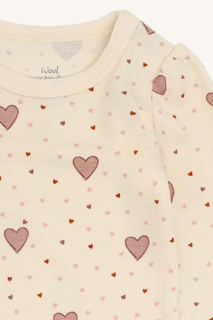 HCBaloo Hearts Puff  Off White
