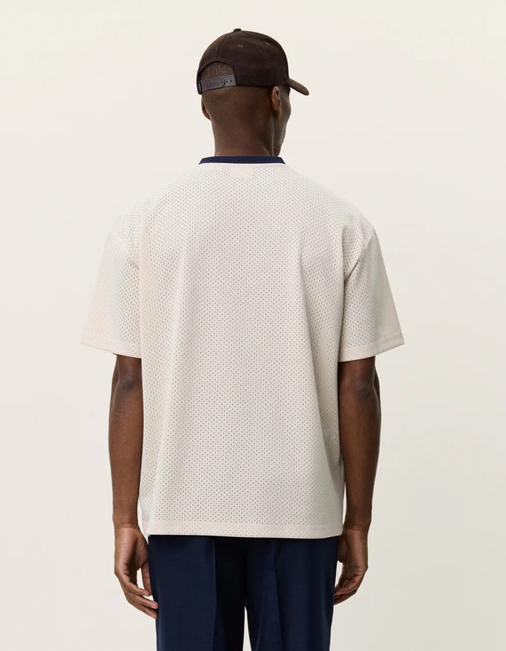 Bronson Mesh T-Shirt  Eggnog White