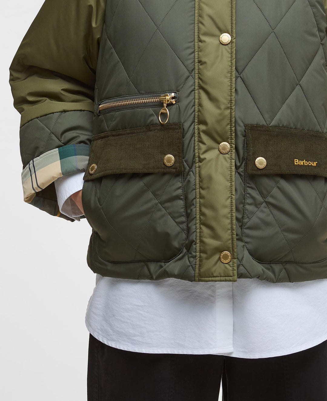 Martha Quilted Jacket  Olive