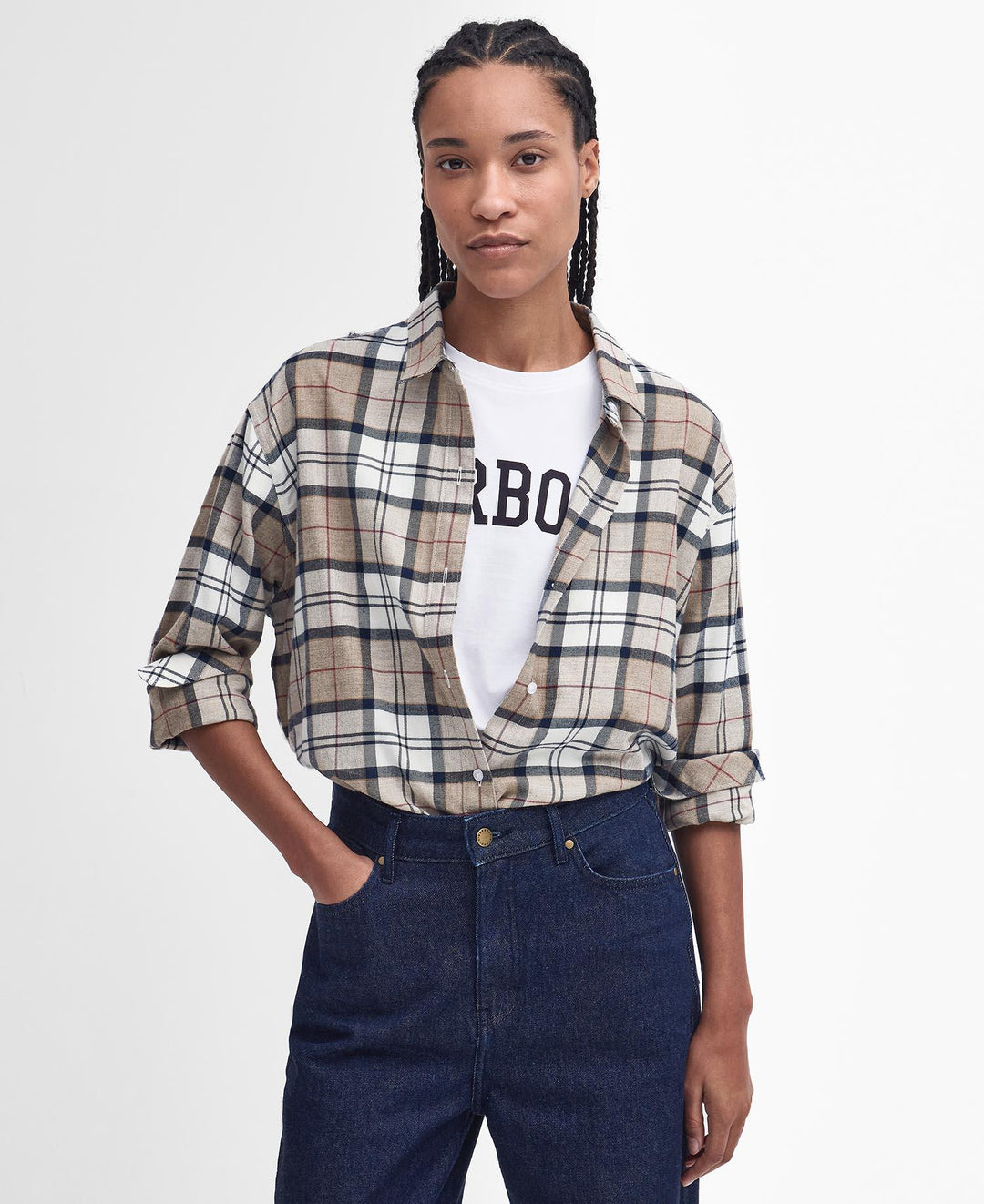 Barbour Elishaw Shirt  Hessian Tartan