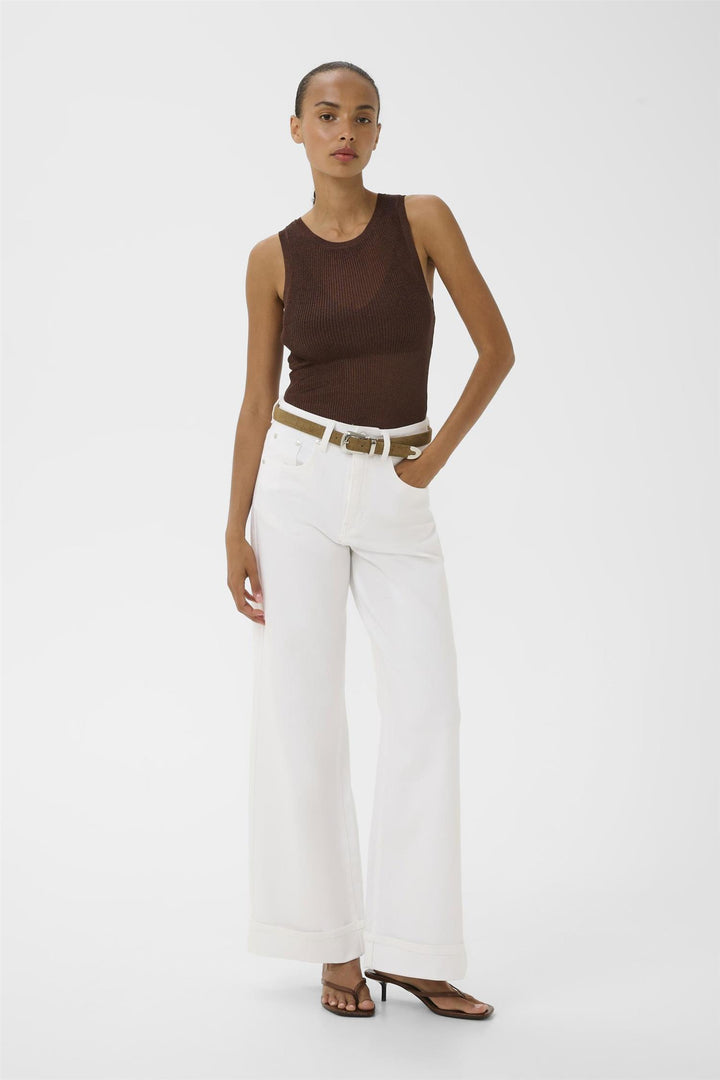 Silvigz Top  Deep Brown Metallic