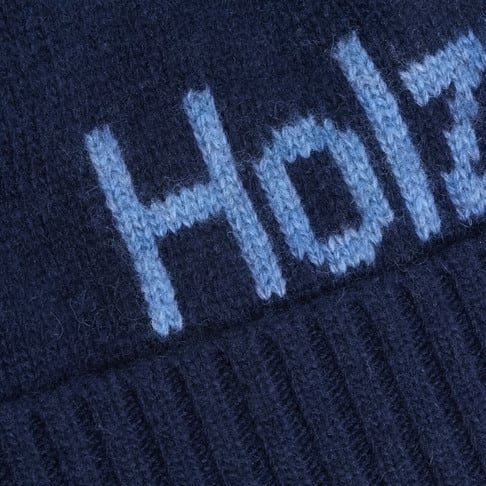 Haza Logo Beanie  Blue Mix