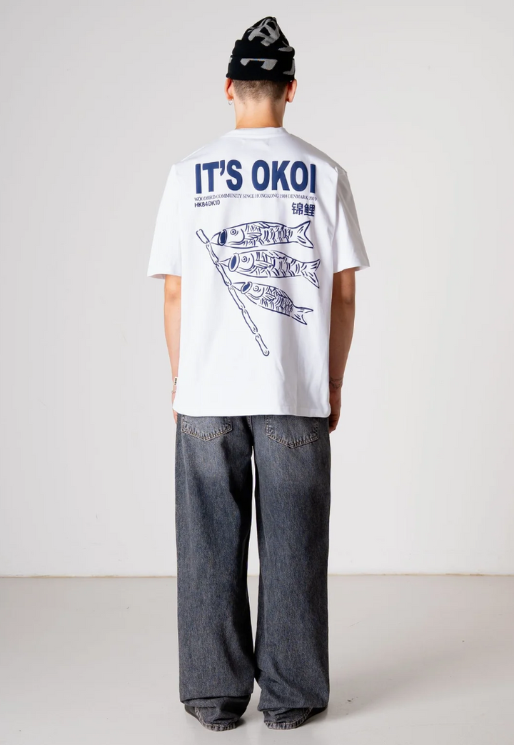 WBBaine Koi Tee  White