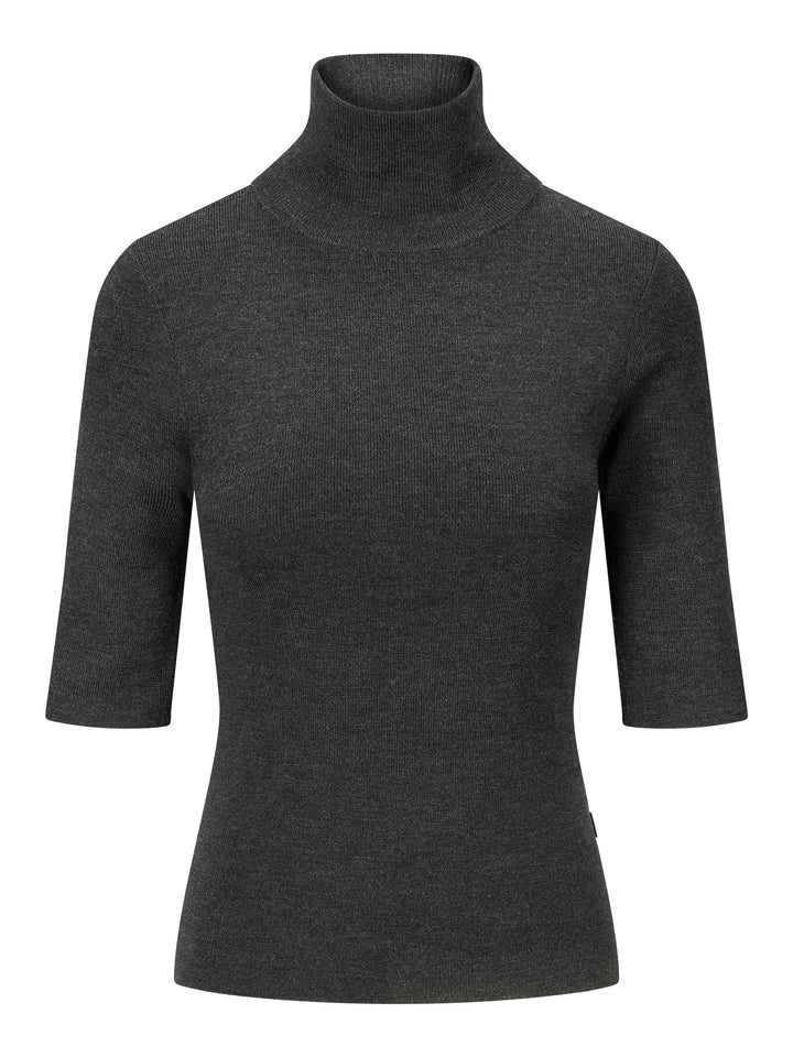 Melly merino tee  Dark Grey Melange