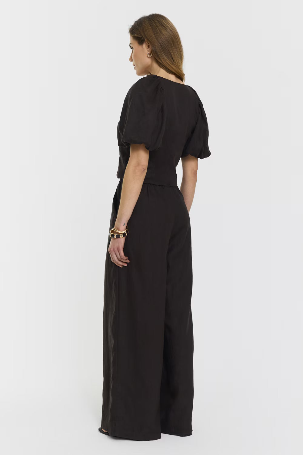 Aprilia Linen Trousers  Coffee