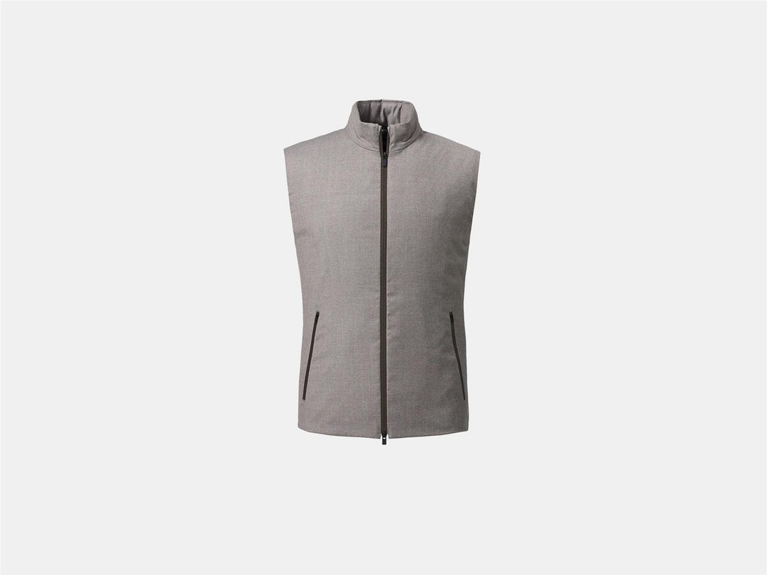 Raptor Vest Savile  Sand Melange Wool