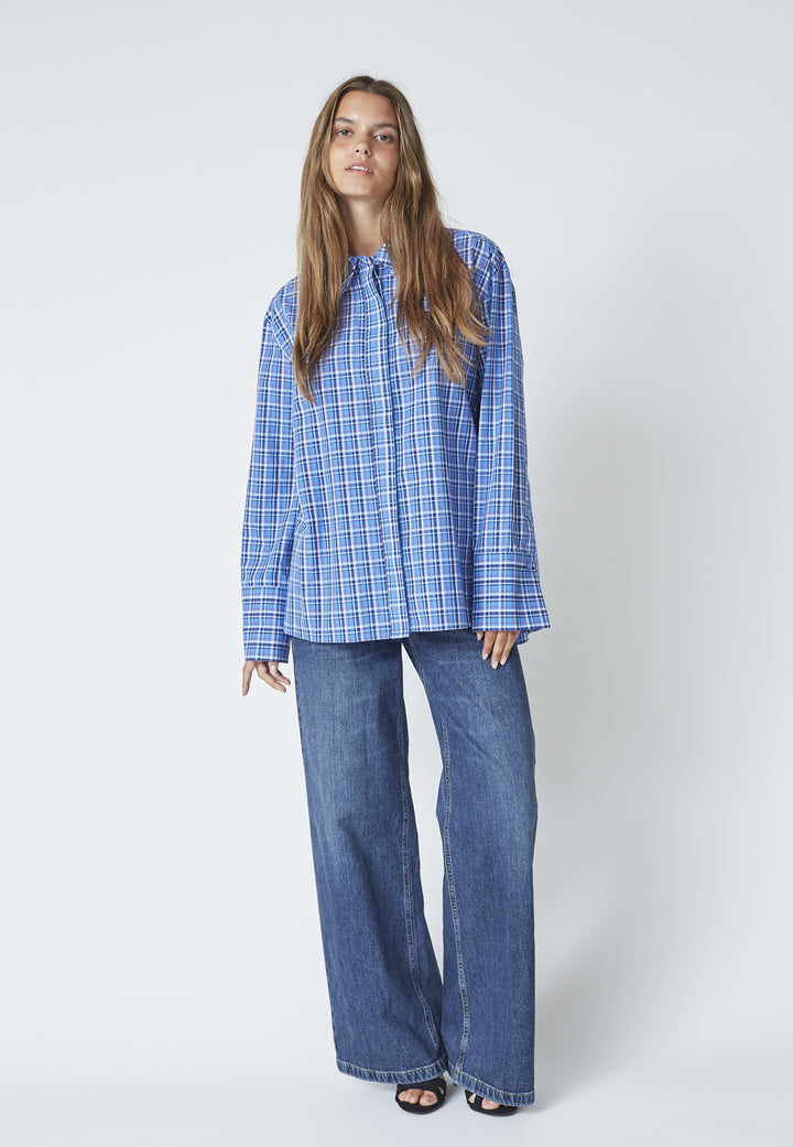 AngelicaCC Check Shirt  Blue