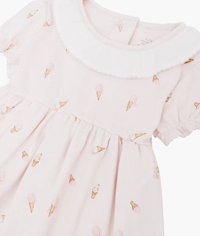 Ice Cream Baby Dress  Pink