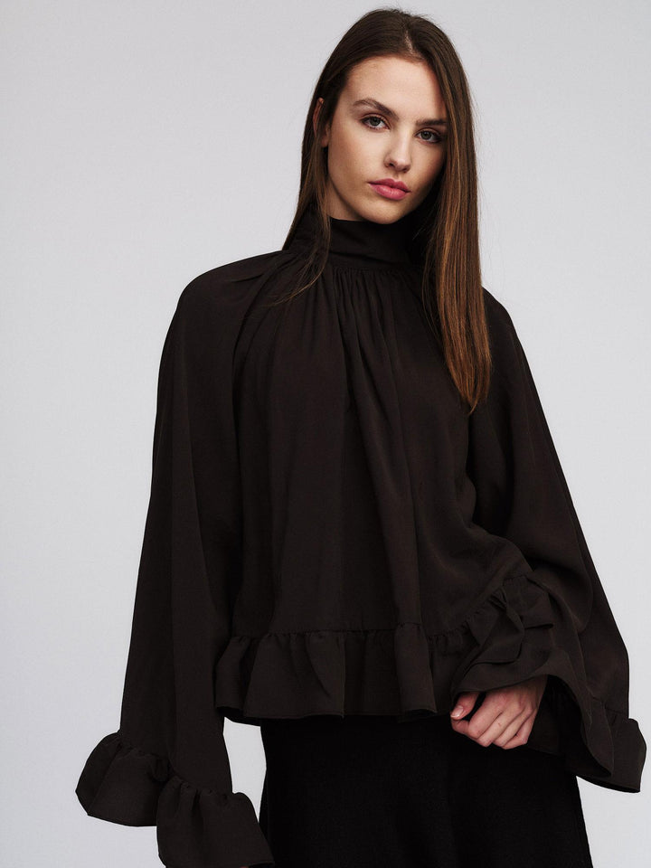 Clara Blouse  Brown