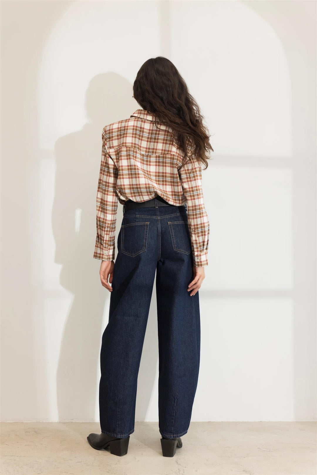 Joan Flannel Shirt  Red Check