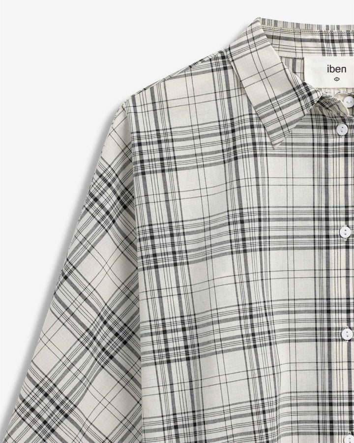 Atari Shirt  White Check
