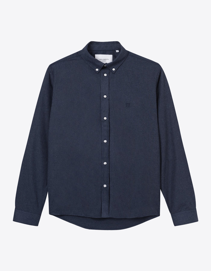 Desert Reg Shirt  Dark Navy Melange