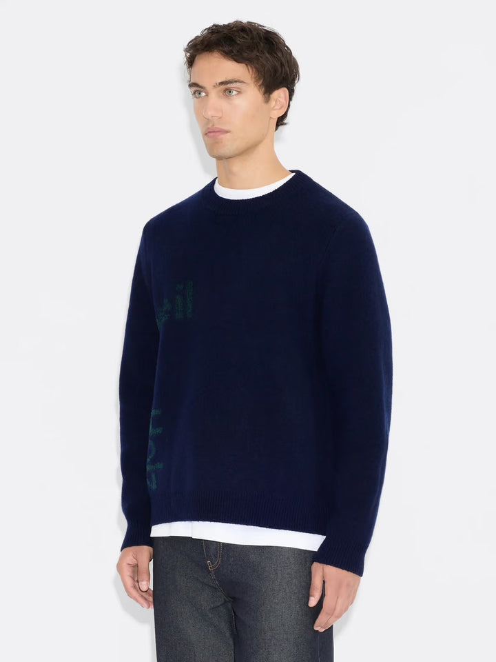 HAZA LOGO CREWNECK  Navy Mix