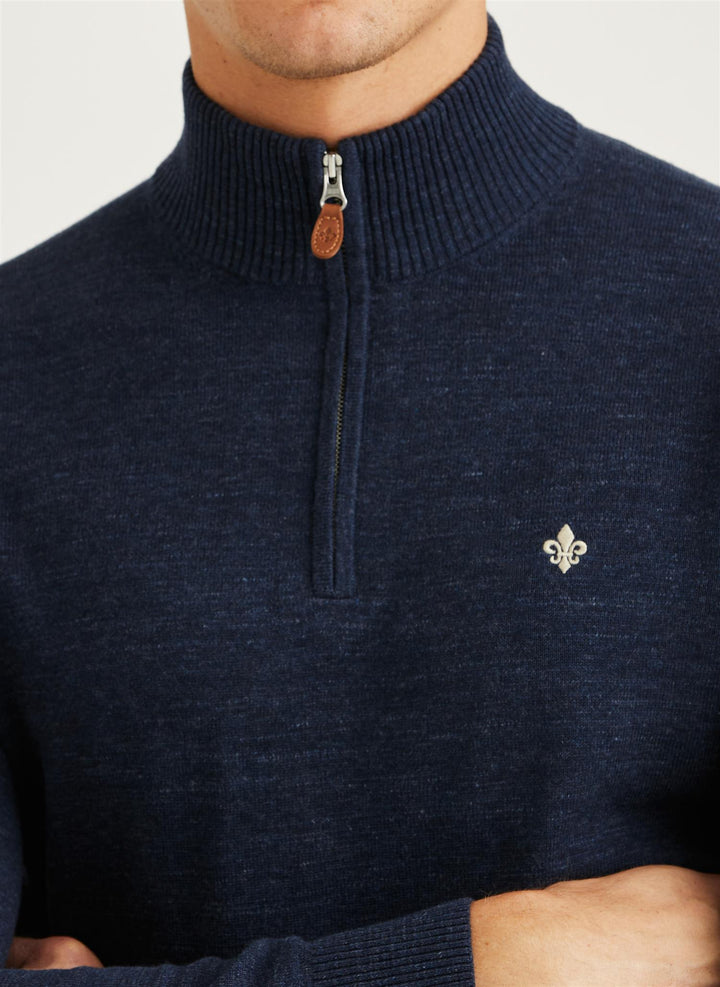 Randall Half Zip  Navy