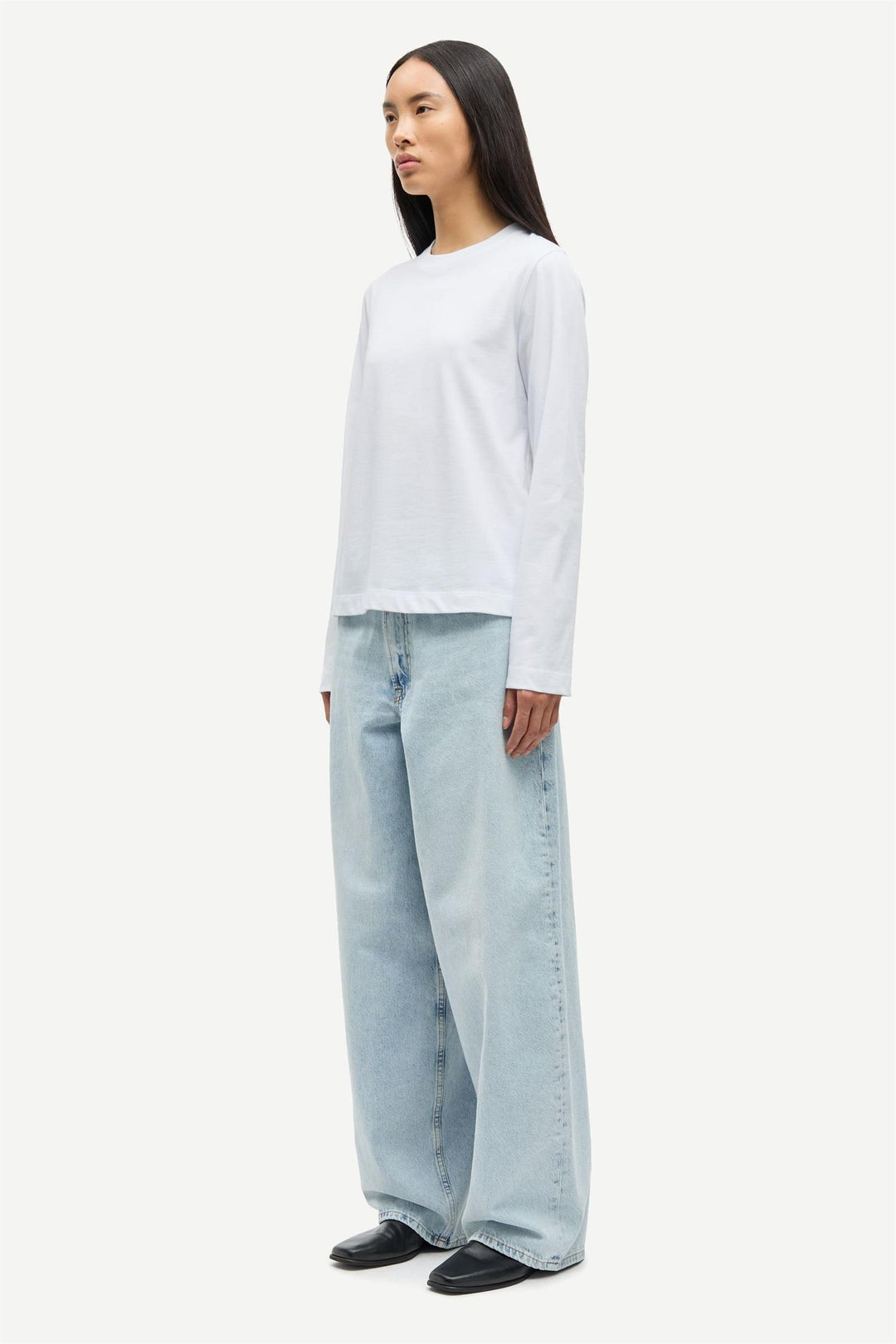 Sacamino Ls T-Shirt 6024  White