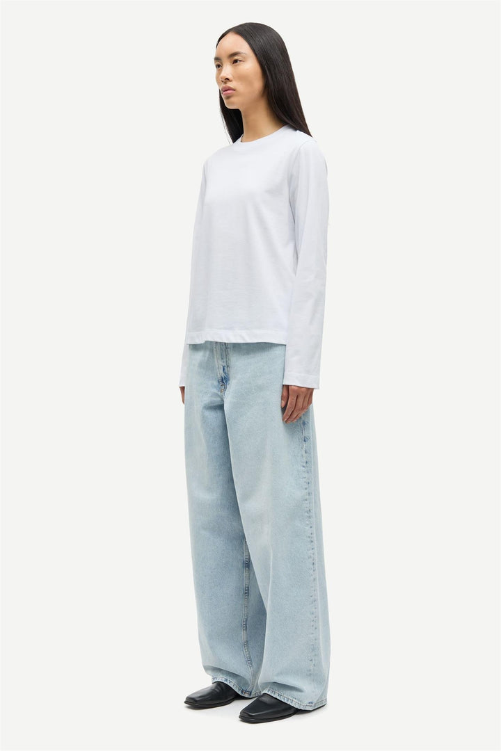 Sacamino Ls T-Shirt 6024  White
