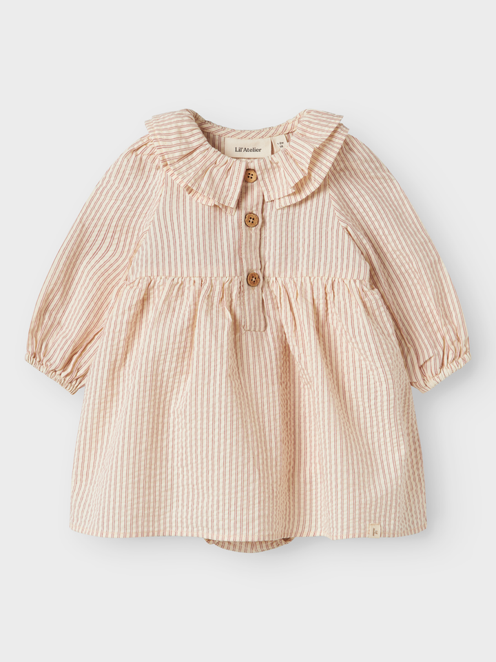 Nbflucia Ls Body Dress Lil  Offwhite