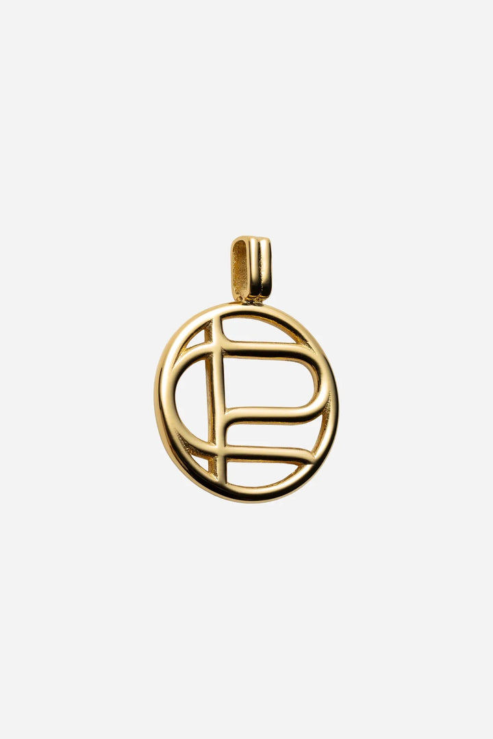 The Monogram Pendant  Gold