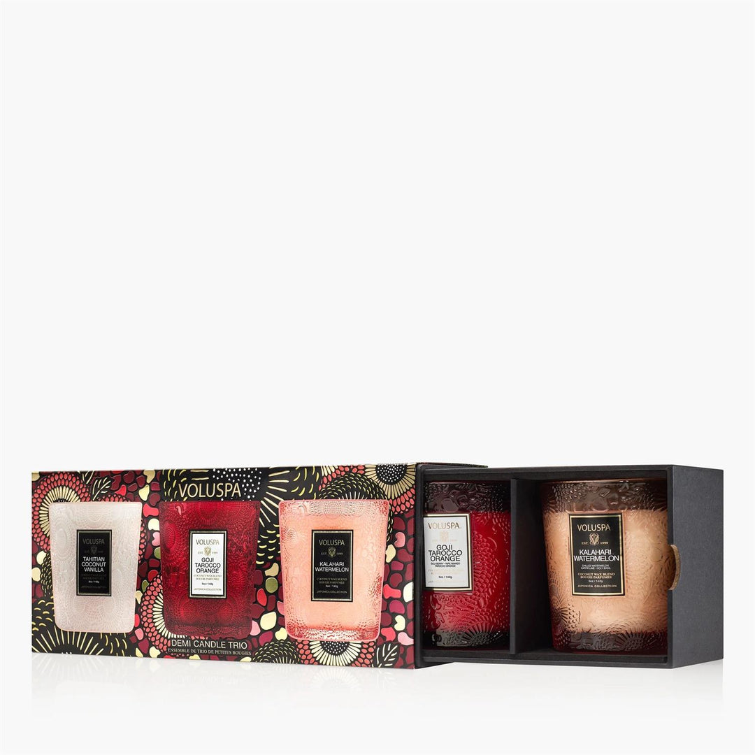 ICONS DEMI CANDLE TRIO  Fruits Of Paradise