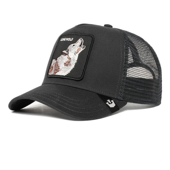 THE LONE WOLF Trucker  Black