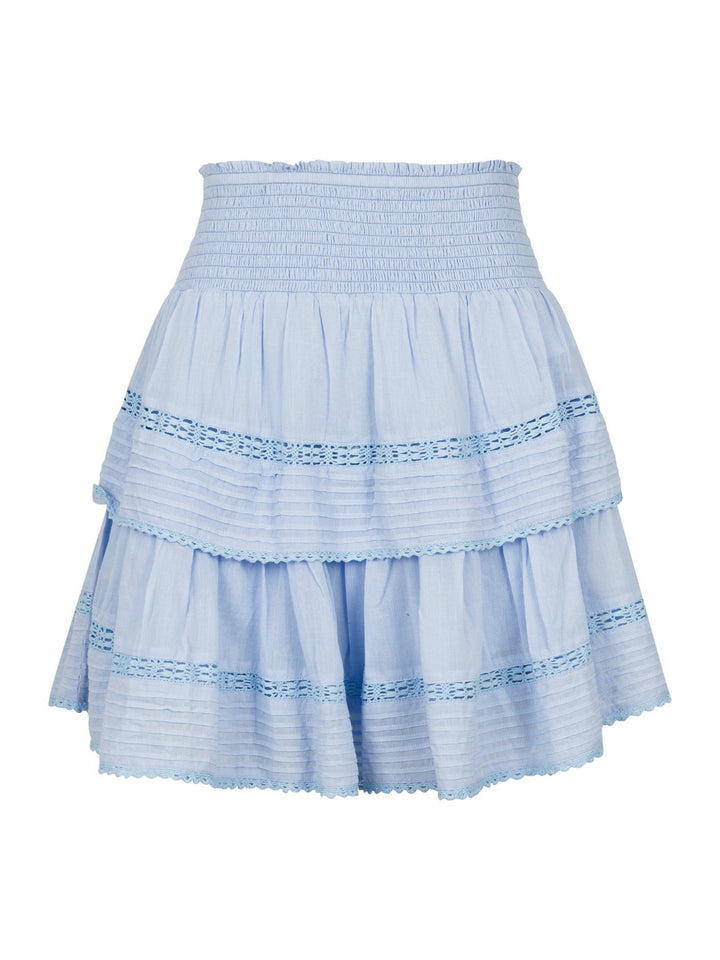 Kenia S Voile Skirt  Light Blue