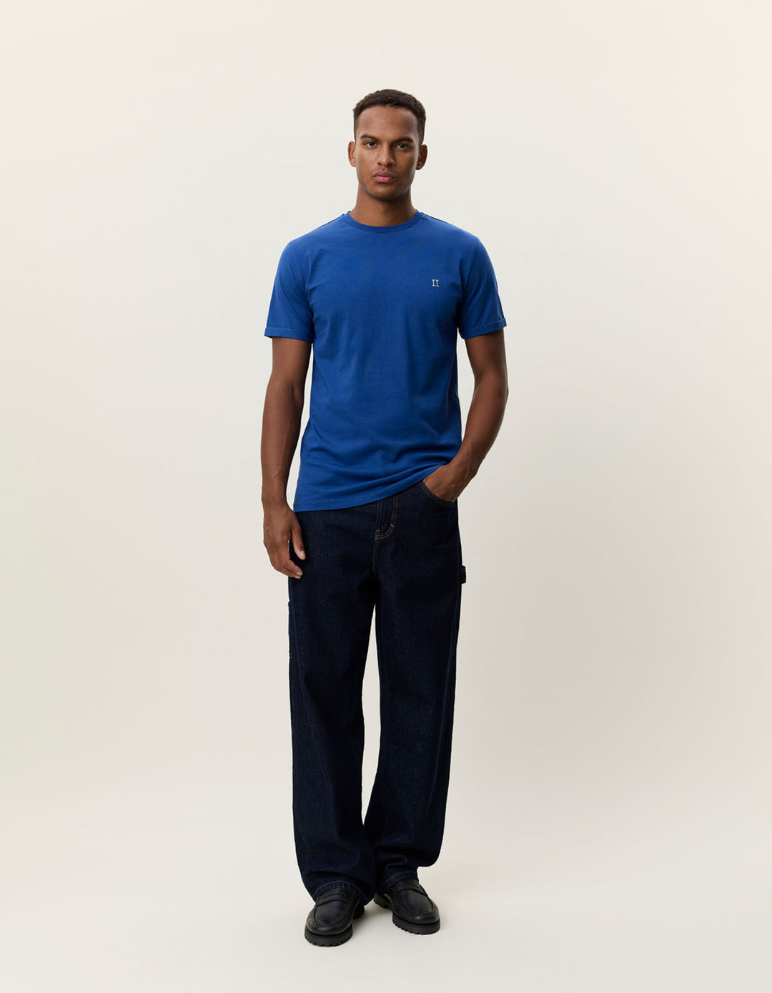 Core Seasonal T-Shirt Navy Peony Blue