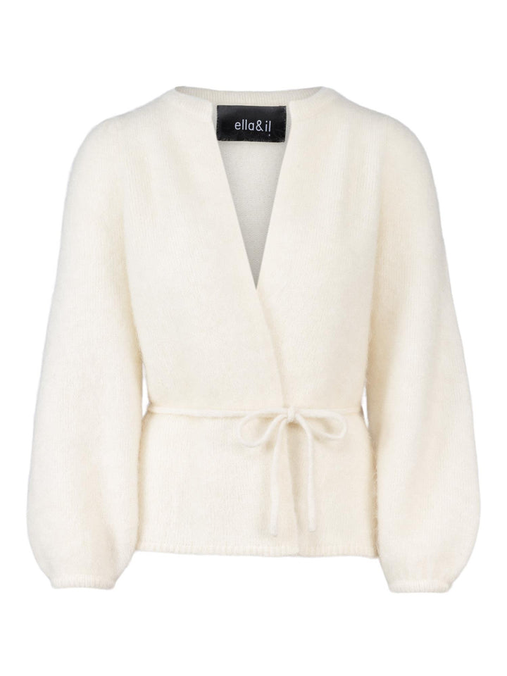 Fredrikke chunky cardigan  Bright White