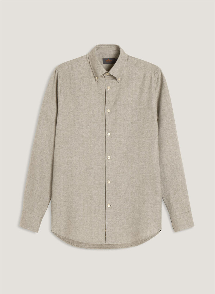 Soft Lama Shirt-Slim Fit  Khaki