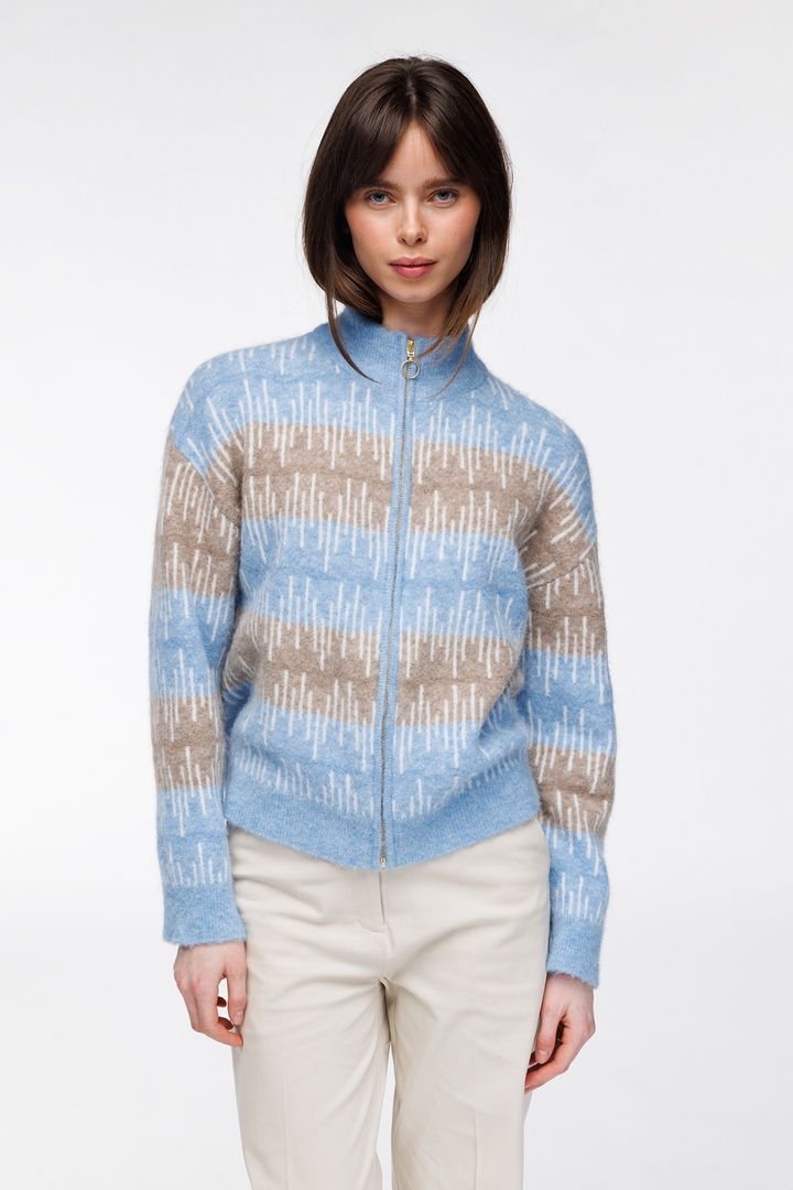 AUD CARDIGAN  Himmelblå