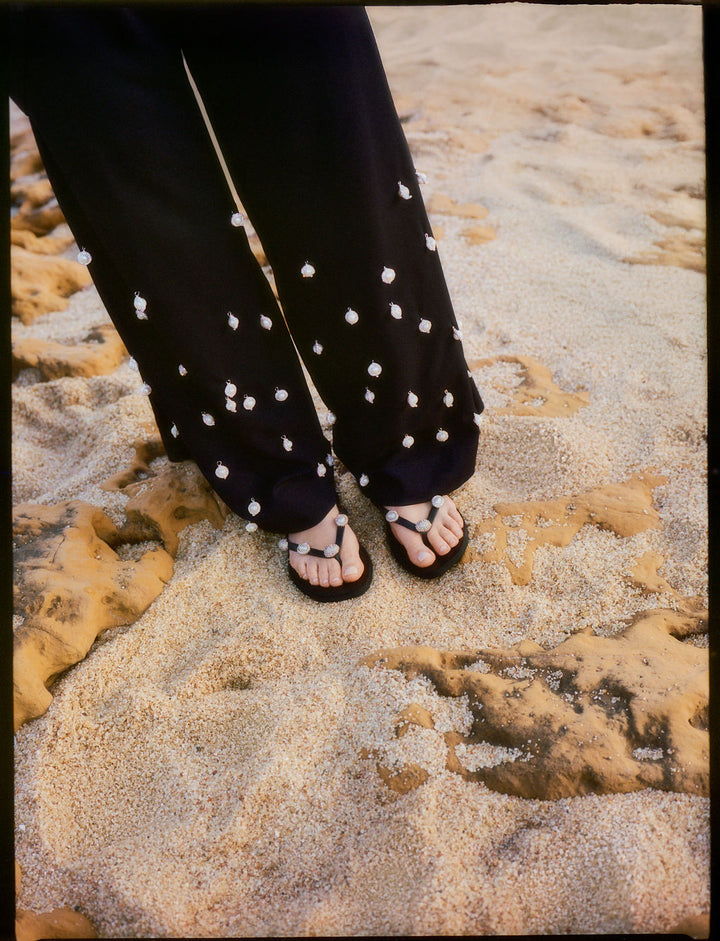 TAPERED PEARL IBIZA  Black
