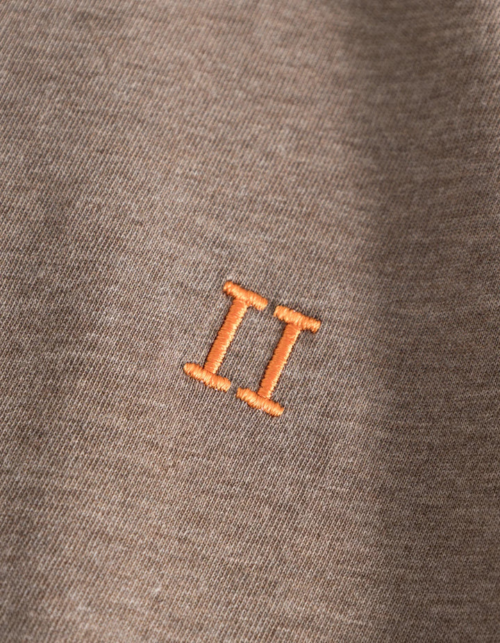 Nørregaard T-Shirt - Seasonal  Mountain Grey Melange/Orange