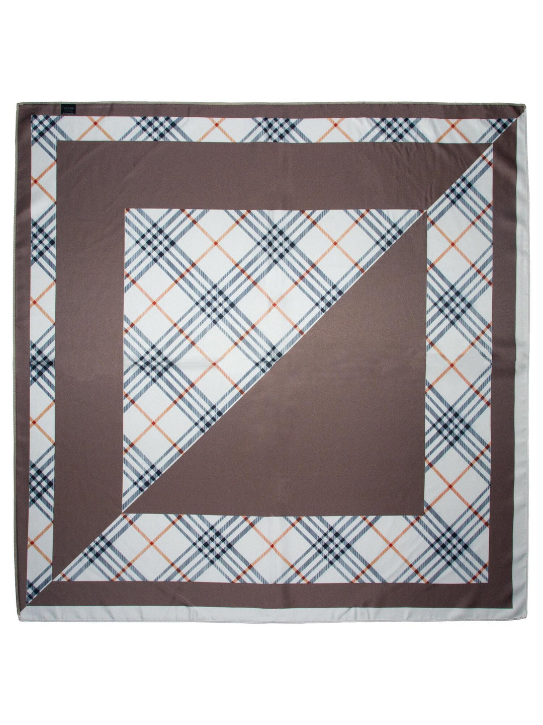 SKJERF DOBBELTSIDE RUTET  Beige