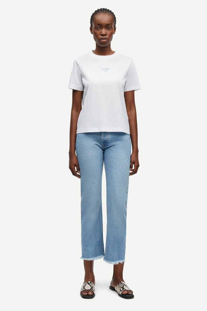 SACAMINO SS T-SHIRT 15276  Ice Blue Jasper
