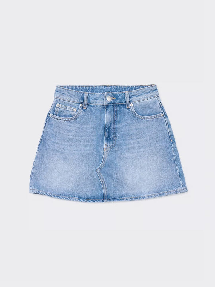 Denim Mini Skirt  Lt. Blue