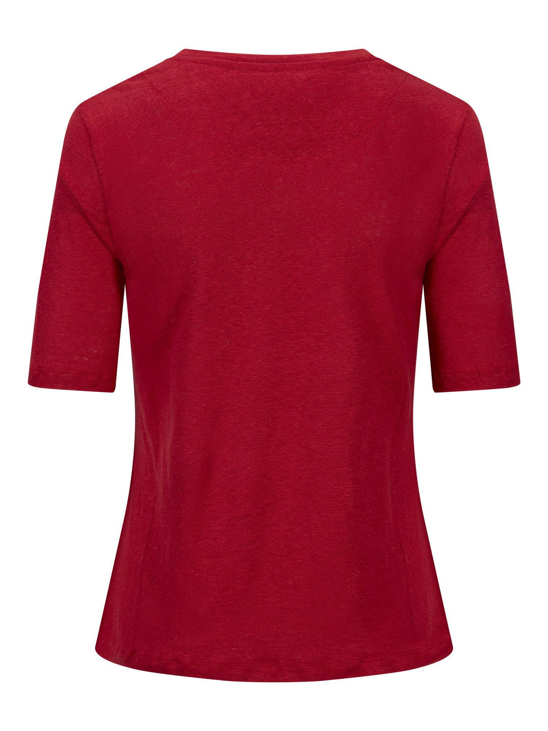 Karina Linen Tee  Red