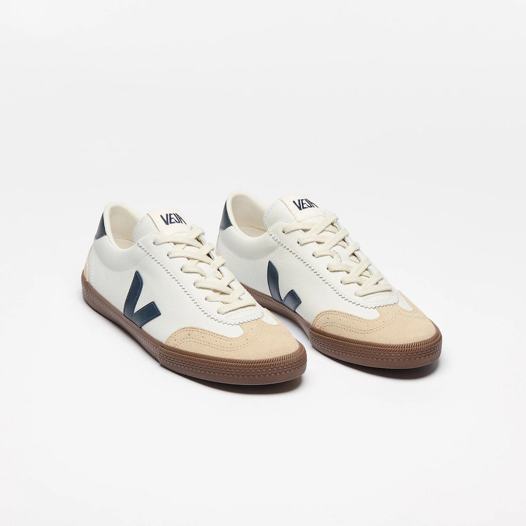 Volley Leather  White_Nautico_Bark