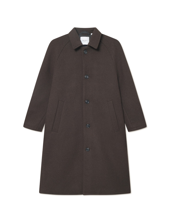 Michael Solid Wool Coat  Delicioso