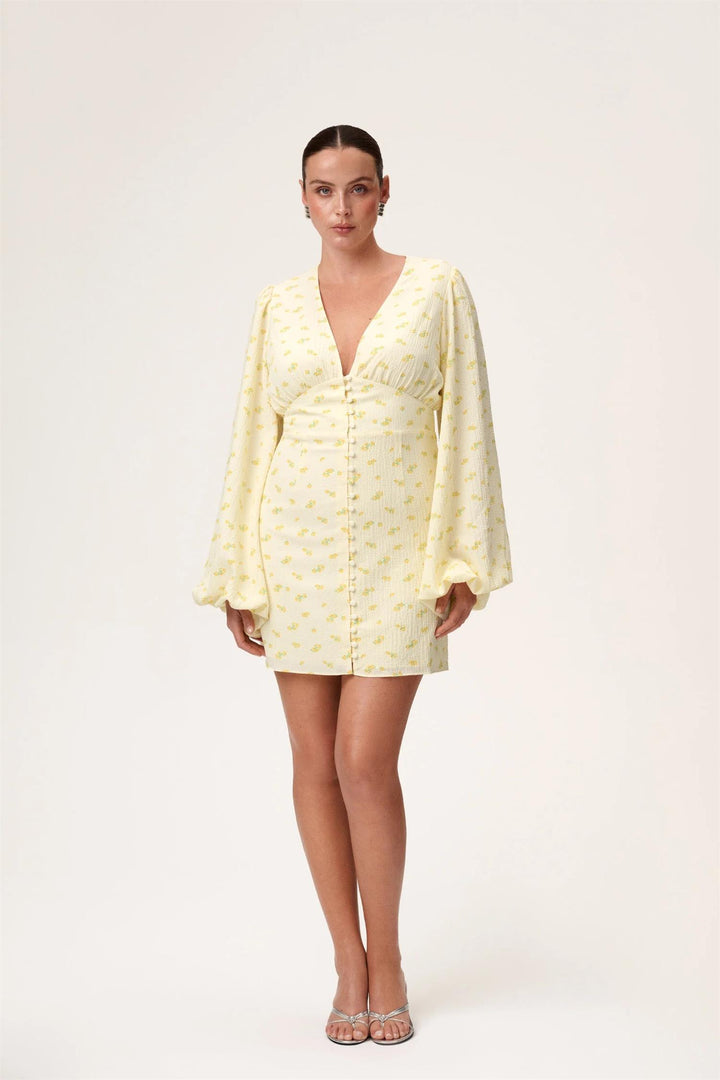 FLORENCE DRESS  Pastel Yellow