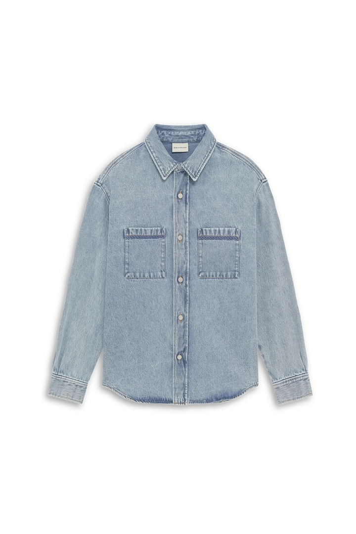 La Chemise Denim Tressée  Blue