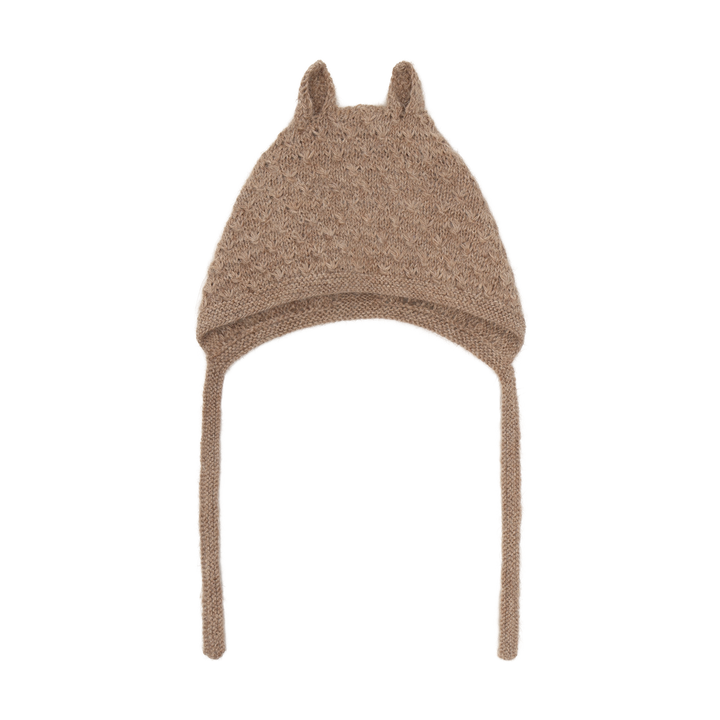 Bonnet Ears Alpaca Wool Knit  Atmosphere