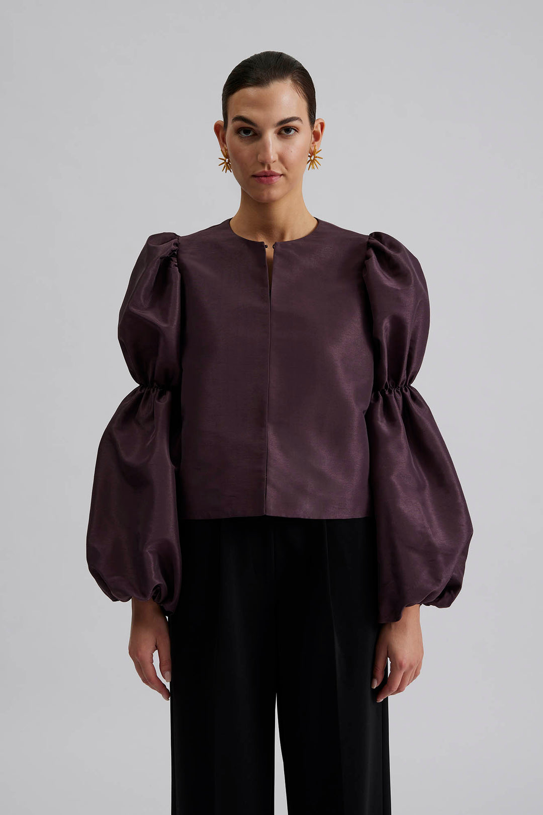 Zoey Blouse  Plum