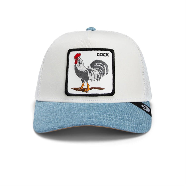 ROOSTER FAN  White