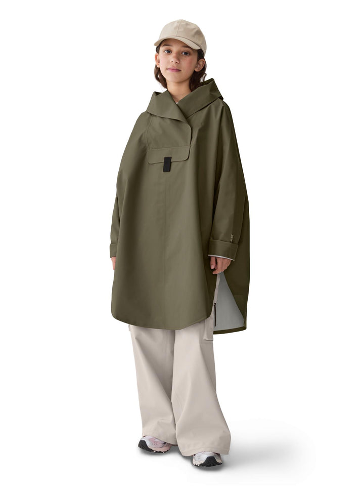 BERGEN MINI  PONCHO  Grønn