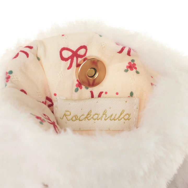 CUTE KITTEN FLUFFY BAG  White