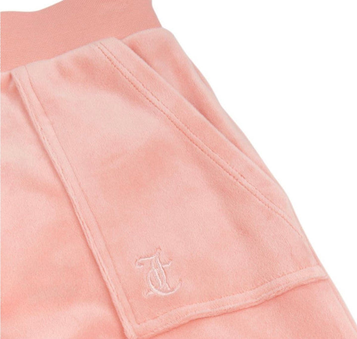 Tonal Wide Leg Jogger  Peach Blossom