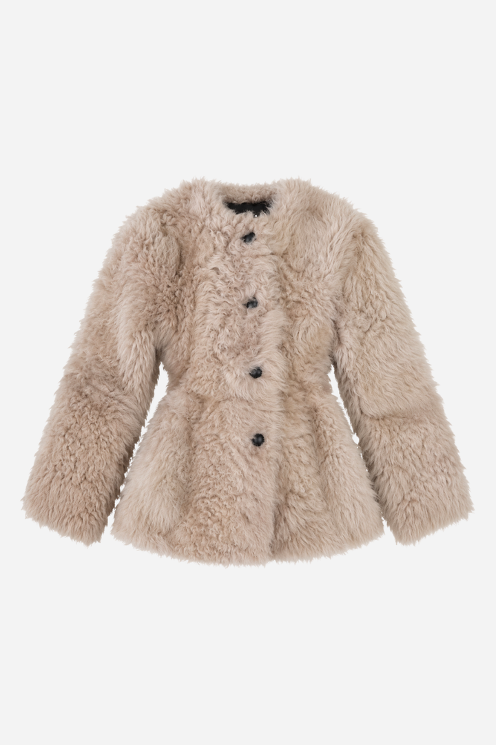 Freya Shearling Jacket Cream