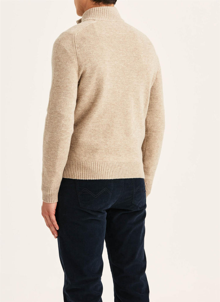 Hertford Half Zip  Khaki